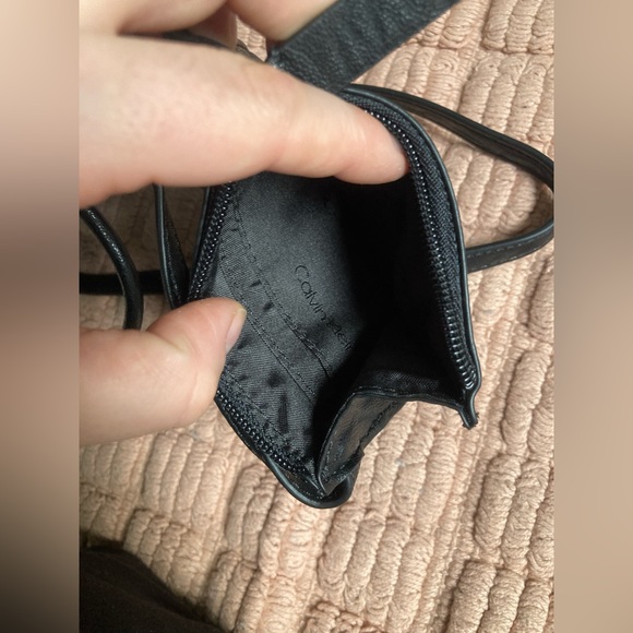 NWOT Calvin Klein Gabrianna Mini Bubble Lamb Bag in Black - Picture 6 of 11